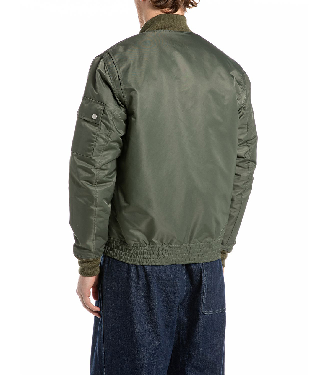 リサイクルナイロンライダージャケット 詳細画像 アーミーグリーン 2